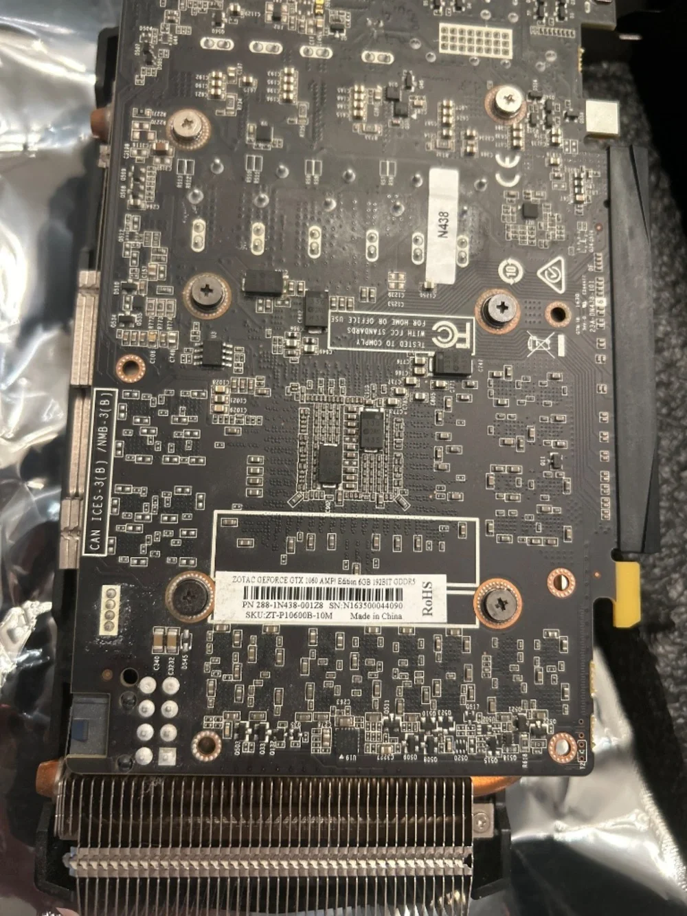 zotac GeForce GTX graphics card
